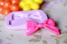 Stampo in gomma per fimo, cernit, pasta zucchero forma a fiocco 4.9 cm * 2.5 cm