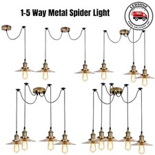 Vintage Industriale Ragno Luce