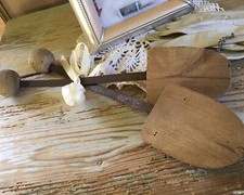 2 Vecchie Tendiscarpe IN LEGNO Allarga Scarpe Massello Donna Scarpa Forma