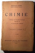 Georges Eve Chimica 1941