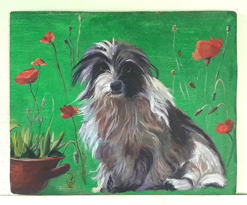 Quadro olio dipinto - ad, a