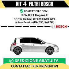 KIT BOSCH 4 Filtri tagliando