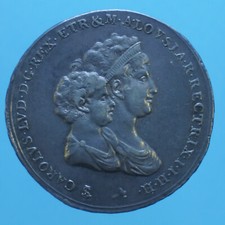 REGNO D'ETRURIA CARLO LUDOVICO 1/2 DENA 1803 FIRENZE ARGENTO SILVER NUMISMATICA
