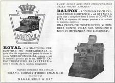 Royal macchina da scrivere; Dalton addizionatrice calcolatrice. Advertising 192