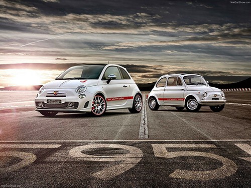 Fiat abarth 595 poster - abarth,