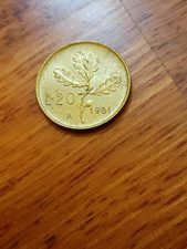 RARA MONETA DA 20 Lire 1981 REPUBBLICA ITALIANA