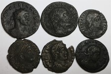 ROMA antico lotto 6 bronzo AE