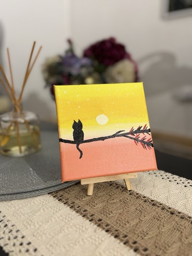 Quadro acrilico fatto - , a