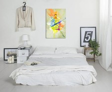 Quadro su tela arte acquerello