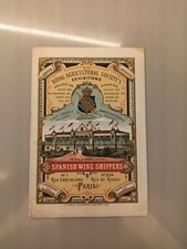 Depliant Opuscolo Pubblicitario Esposizione Agricola Vini Champagne Londra 