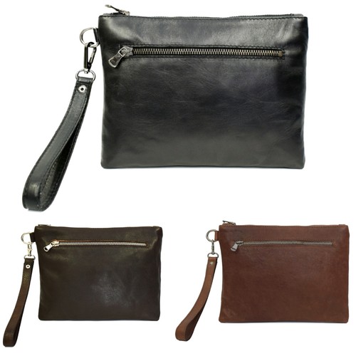 Borsello uomo pochette vera - uomo,