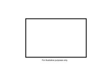 Vetro per stufa modello sconosciuto Godin (385 mm x 225 mm - liscio)