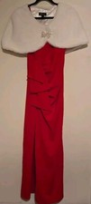 Xscape Red Gown Size 6p With