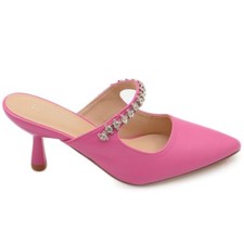 Decollete mules slingback