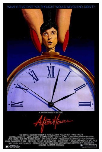 After hours film poster - hours, 27x40