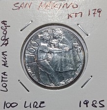 San marino 100 lire 1985 - lire,,