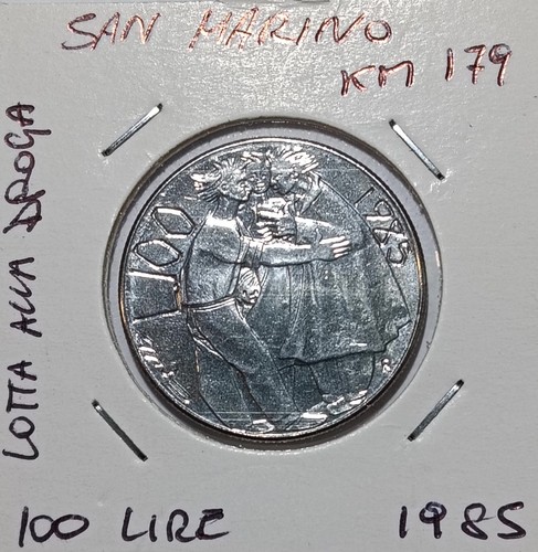 San marino 100 lire - 1985,