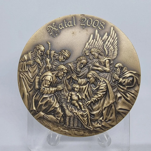 Medaglia bronzo natale - /,