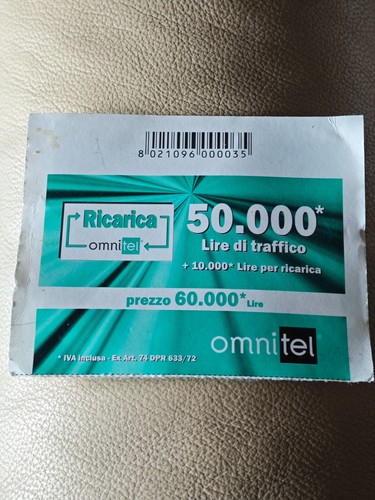 Ricarica telefonica omnitel - ricarica,