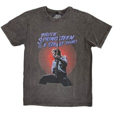 BRUCE SPRINGSTEEN - Live Photo Stone Wash T-Shirt OFFICIAL MERCHANDISE
