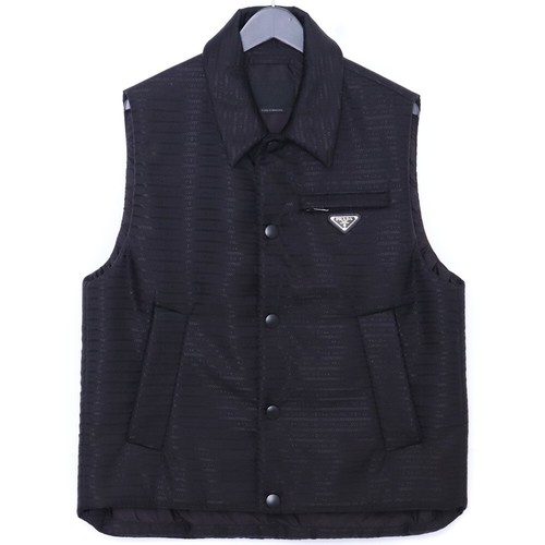 Gilet prada triangle logo - triangle,