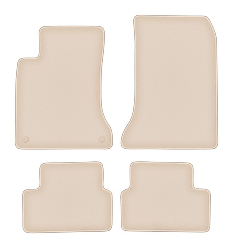 Set tappetini moquette - , beige