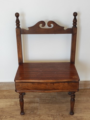 Sedia comodino legno - sedia/comodino, in