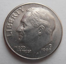 USA DIME 1996 D