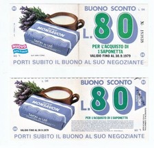 Buono sconto Saponetta SUPER MONSAVON - 80 lire pubblicità 1978