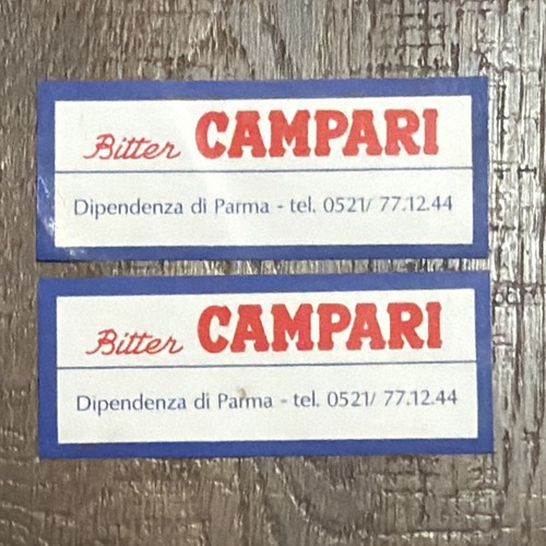 Parma campari bitter lotto 2 - parma., bitter,