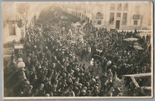 1924 CARNEVALE a UDINE Sfilata di carri Costume mulino a vento Foto