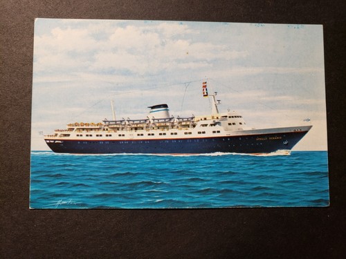 Cartolina greca ocean - ocean, liner