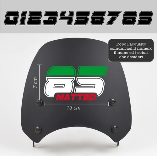 Adesivo tricolore cupolino - adesivo,