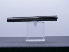 Penna stilografica Osama acciaio nero/grigio scuro full set