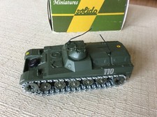MODELLINO METALLO BLINDATO AMX 13 T N° 227  MILITARE SOLIDO SCATOLA -MADE FRANCE
