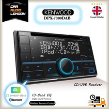 Kenwood DPX-7300DAB Ricevitore Autoradio Doppio DIN DAB+ Bluetooth CD USB Alexa