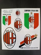 Adesivo MILAN - Composizione completa campione d'Italia 1988-1989