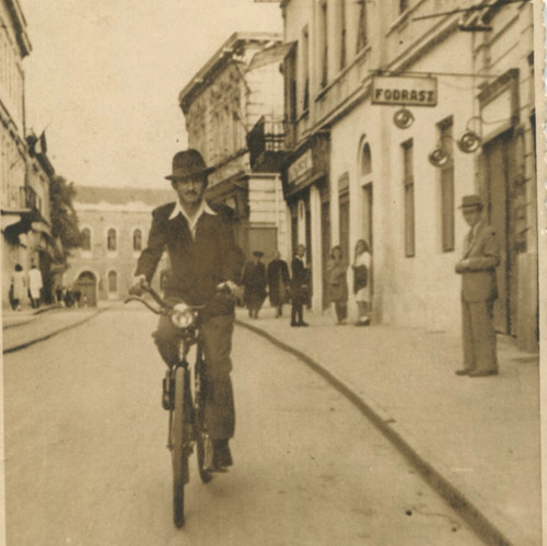 Foto epoca uomo guida - d'epoca,