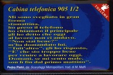 ITALY TELEPHONE BOOTH 905 1/2
