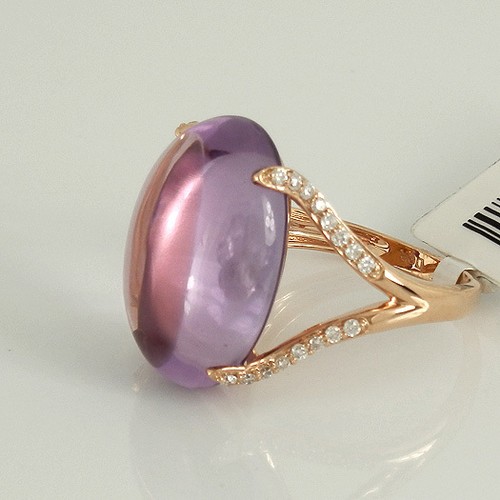 Anello oro rosa 750 con - , 1