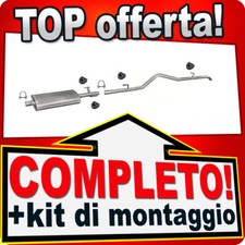 Scarico Completo per MERCEDES SPRINTER 408 411 413 416 CDI LWB con CAT. Marmitta