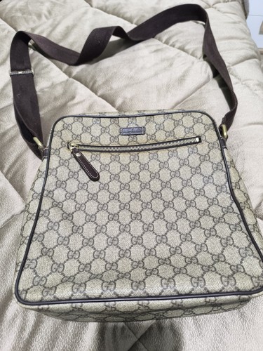 Tracolla uomo gucci - gg, beige