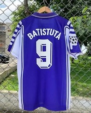 Maglia FIORENTINA 99-00 BATISTUTA 9 CALCIO CAMISETA JERSEY RUI COSTA TOLDO
