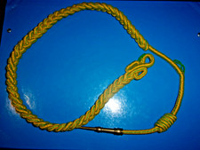 ESERCITO Cordone semplice rappresentanza pendaglio ottone Cordelline gialloverdi