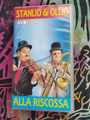 Vhs videocassetta stanlio - videocassetta, e
