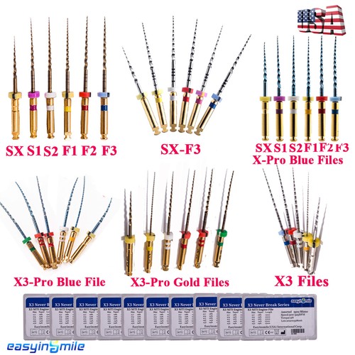 10pz file rotanti endodonzia - rotanti,