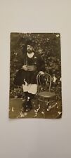 Sardegna Fotografia Costume Sardo 1912 Cm. 7 X 12