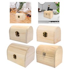 Scatola di legno grezzo