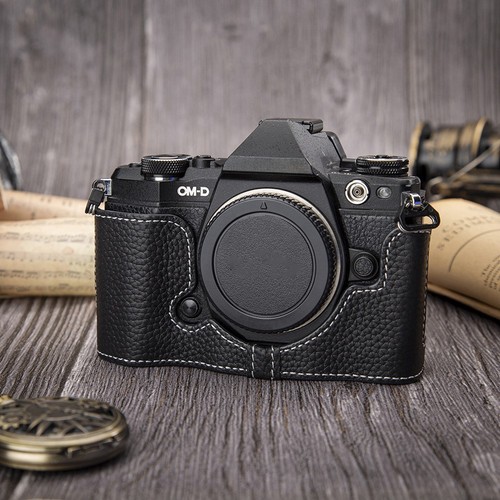 Custodia pelle per olympus - custodia,