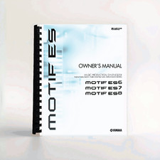 Yamaha Motif ES6 / ES7 / ES8 Manuale dell'acquirente